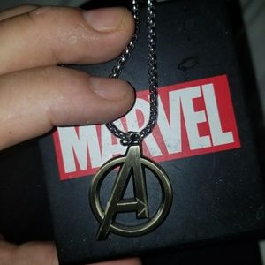 Avengers emblem necklace